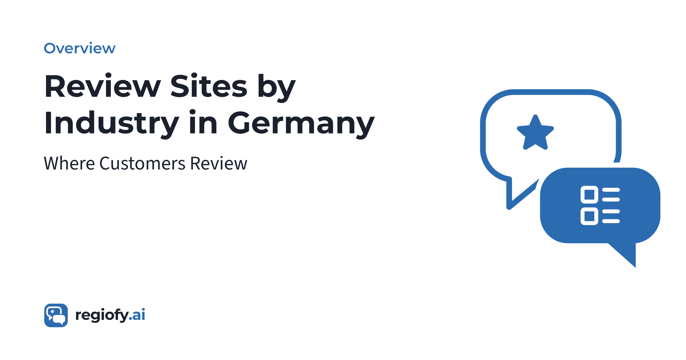 Review Sites by Industry in Germany: Where Customers Review
