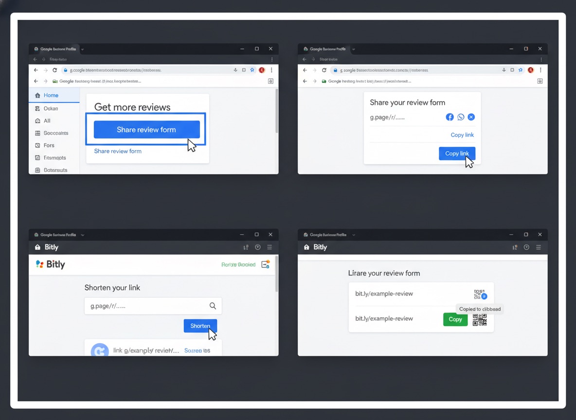 Ablauf: einen direkten Link zu Google-Bewertungen erstellen